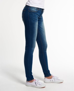 Superdry Cassie Skinny Női Farmer Kék | UYXPM8239